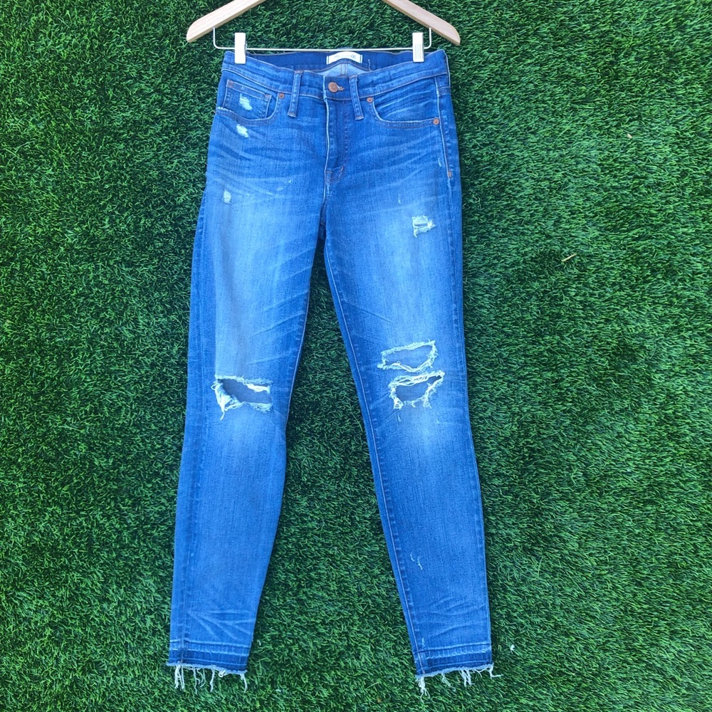 Madewell 9” high rise skinny jeans - Picture 4 of 10